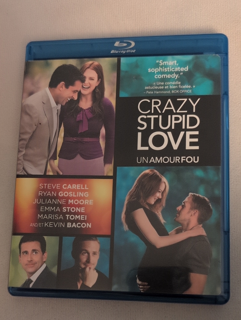 Crazy, Stupid, Love Blu-Ray + DVD Combo Steve Carell Ryan Gosling
